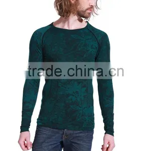 Seamless Sports Men's T-shirt Compression Men's Running Tight GYM Wear thumbnail-1