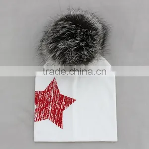 Myfur Fashion Beauty Baby Hat With Star Cotton Infant Kids Hair Hat Headband thumbnail-5