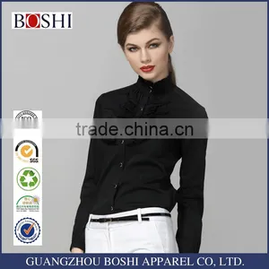 Black Shirt Of Ladies Formal Shirt Designs For Fancy Ladies Tops Latest Design thumbnail-2