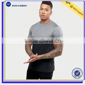 Hot Sale Cheap Sports Dry Fit Fitness & Body Building Custom Wholesale Gym T-Shirts thumbnail-1