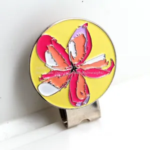 Custom Magnetic Golf Hat Clip With Ball Marker thumbnail-4