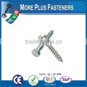 Made in Taiwan Stainless Steel Lag Screw Wood Screw Hex Lag Bolt thumbnail-6
