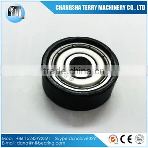 626-ZZ Plastic Black Nylon Coated Pulley Bearing for Sliding Door thumbnail-1