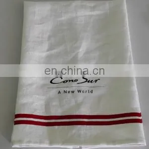 High Quality Linen/cotton Printing /vintage Tea Towels in White Color thumbnail-5