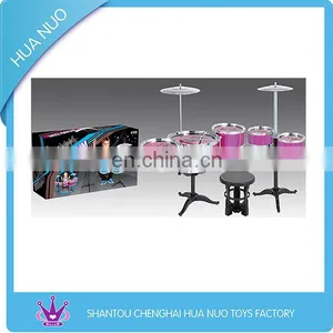 Beautiful Kids Plastic Music Instrument Drum Set thumbnail-1