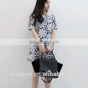 Wholesale Short Sleeve Ladies Daily Beautiful Dress thumbnail-2