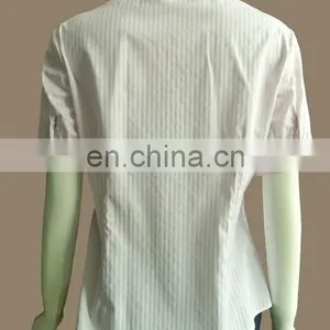 Hot Selling Classical Pink Design Women Shirts and Tops for Office Lady thumbnail-4