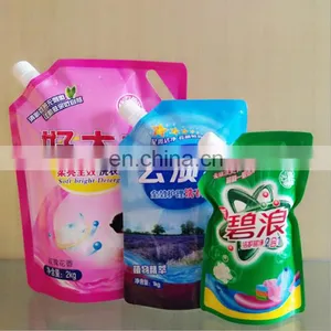 Custom Designdrink Plastic Spout Pouch/laundry Liquid Spout Pouches thumbnail-2