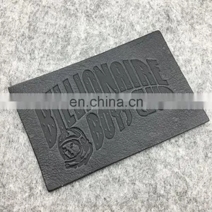 Washable Embossed Fake Leather Tags Labels thumbnail-3