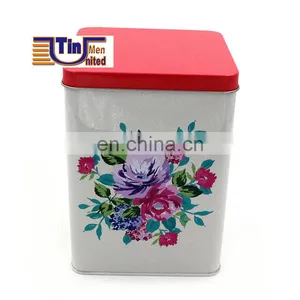 Wholesale High Quality Big Square Cosmetics, Biscuit, Tea Tin Box thumbnail-1