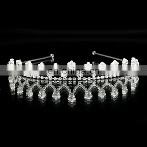 Crystal Rhinestone Wedding Tiara Bridal Crown Headband Pience TR221 thumbnail-1