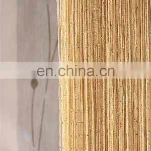 China Factory Glitter String Door Curtain With Lurex Cream thumbnail-1