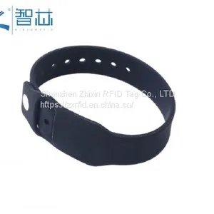 Pocket Silicone RFID Wristband With Replacing RFID Tag,Silicone RFID Wristband,Nylon RFID Wristband thumbnail-1