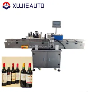 Automatic Wine Round Bottle Two Side Sticker Labeling Machine With Front and Back thumbnail-1