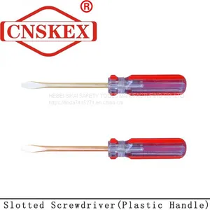 Non Sparking Slotted Screwdriver (Plastic Handle) thumbnail-1