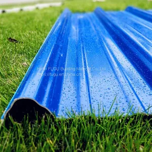 New Construction Building Materials Plastic Raw Materials Roofing Sheet Corrugated PVC Roof Sheet thumbnail-1