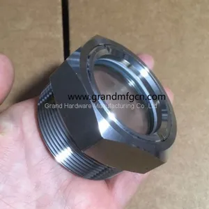 High Pressure Stainless Steel 316 Oil Level Sight Glass for BHO Extractor Close Loop Male M18 M27 M36x1.5 thumbnail-1