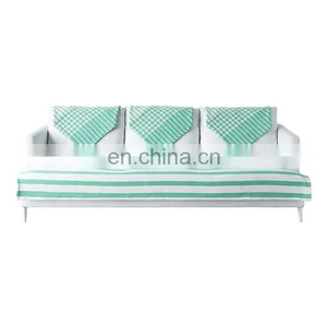 Hot Selling Woven Stripe Pattern Sofa Cover Quilted Furniture Protector Non-Slip Sofa Cover Stretch for Home Decoration thumbnail-5