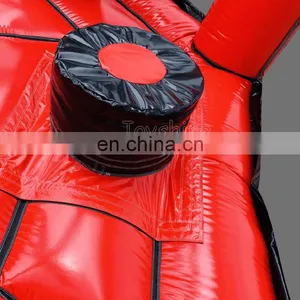 Red Inflatable Wipeout Wrecking Balls Arena Team Building Fun Wipe Out Games For Sale thumbnail-4
