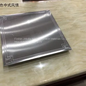 Frosted 304 Stainless Steel Ceiling Plate for Food Production Workshop With A Shape Keel Accessories thumbnail-3
