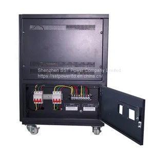 Industrial 380VAC Power 15KVA 30KVA 60KVA Servo 3 Phase Automatic Voltage Stabilizers thumbnail-3