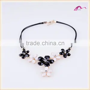 Luxury Statement Necklace Summer Classic Rope Chain Crystal Choker Necklace thumbnail-1