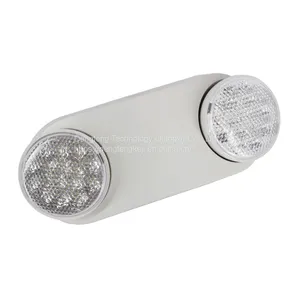 LED Emergency Light New Style Rechargeable Twin Head Wall Lamp Wholesale 3W*3W 3hours CE Certified thumbnail-1