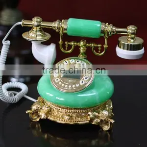 Green Resin Vintage Telephone thumbnail-1