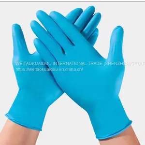 DISPOSABLE VINYL/NITRILE BLENDED GLOVES thumbnail-1