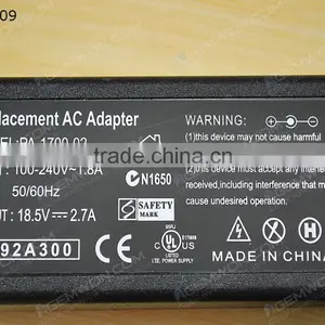 High Copy Laptop AC Power Adapter for HP COMPAQ 18.5V 2.7A 4.8*1.7mm 50W thumbnail-3