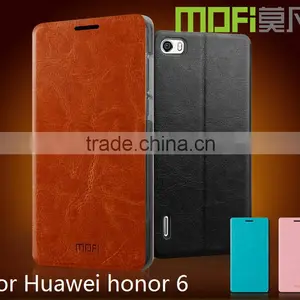 MOFi Flip PU Leather Case Cover for Huawei Honor 6, Mobile Phone Case for Huawei Honor6 thumbnail-1