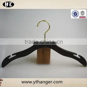 High Quality Wooden Dress Hanger With Grooves for Lady thumbnail-2
