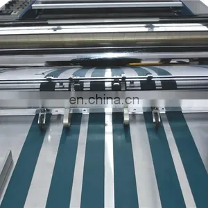 YFML920 Hydraulic Semi-automatic Art Paper Board Laminating Machine, Hot Melt Glue Cardboard Laminator With Sheet Cutter thumbnail-2