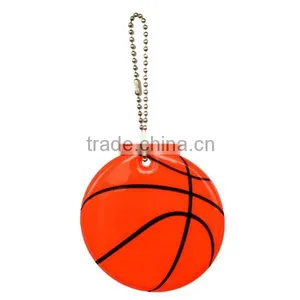 New Design Round Reflector Plastic Keychain Strap thumbnail-1