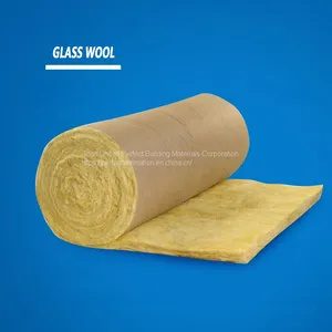 Glass Wool Blanket, Flexible Fiberglass Thermal Insulation Roll With Soundproof Function for Steel Structure Workshop thumbnail-5