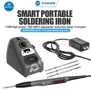 SUNSHINE SS-S210 Smart Portable Soldering Iron With C210 Cartridges thumbnail-1