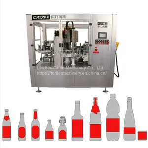 40000BPH Rotary Essential Labeler Coconut Oil Bottle Cold Glue Sticker Labelling Machine China Manufacturer thumbnail-1