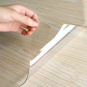 Fuxing Sofa Covers Nape de Table Cloth Pvc Transparent Table Protector thumbnail-1
