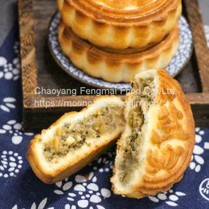 Mooncake With Egg Yolk, Lotus Paste With Egg Yolk thumbnail-1