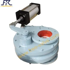 Pneumatic Ceramic Lined Rotary Double Disc Gate Valve thumbnail-3