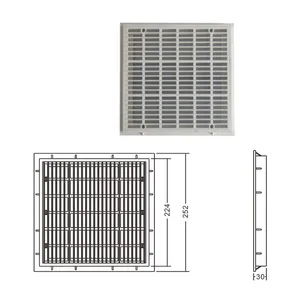 ABS UV Square Main Drain With Anti-Suction Feature for Swimming Pool Accessory Equipment thumbnail-6