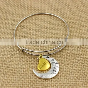 2016 Alex Bangles Adjustable Expandable Silver Bangles Wholesale Cheap Price Unisex Gender Bangles thumbnail-1
