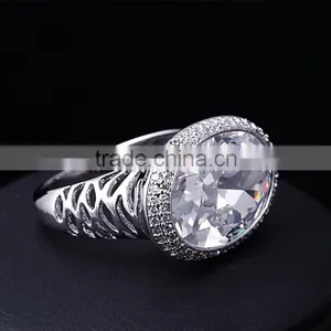 Lead Free Wedding Accessory Top AAA Quality Cubic Zirconia Anniversary Ring thumbnail-4