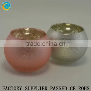 Rose Gold Glass Ball Candle Holder Moroccan for Wedding Decoration Quality Choice thumbnail-6