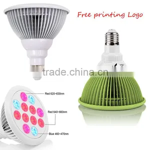 12W E27 Led Grow Light for Flowering Plants, 12W Par38 Led Grow Light, PAR E27 LED Grow Light for Hydroponics Indoor Growing thumbnail-1