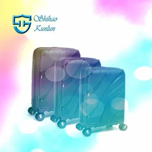 Wholesale Lightweight Anti Crack Travel Luggage Set Black Outbound Travelling Trolley Luggage Suitcase Sets thumbnail-3