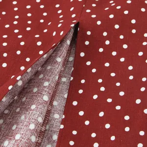 Women's Fashion Slim-Fit Blended Polka Dot Midi Dress thumbnail-1