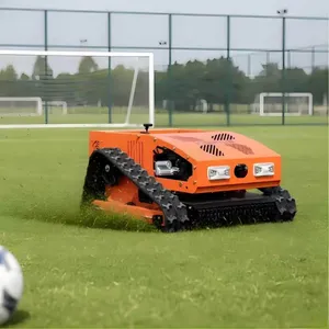 Vigorun 224cc Loncin Engine Remote Control Lawn Mower Euro5 EPA Certified Community Greening Mower Factory thumbnail-1