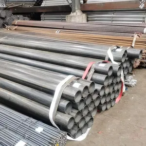 High Quality ERW Sch 40 80 Carbon Steel Tube Iron Pipes Galvanized Steel thumbnail-2
