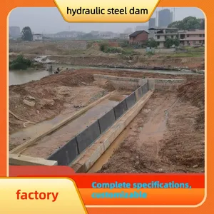 Multi-Angle Rotation Hydraulic Steel Dam For River Water Blocking thumbnail-3